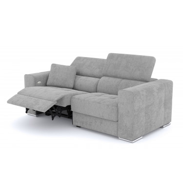 3-Sitzer Relaxsofa mit elektrischen Relaxfunktion auf der linken Seite QUARTZ