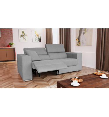 3-Sitzer Relaxsofa mit elektrischen Relaxfunktion auf der linken Seite QUARTZ