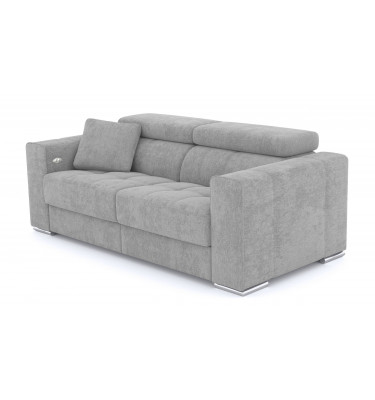 3-Sitzer Relaxsofa mit elektrischen Relaxfunktion auf der linken Seite QUARTZ