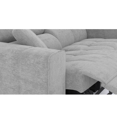 3-Sitzer Relaxsofa mit elektrischen Relaxfunktion auf der linken Seite QUARTZ