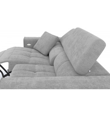 3-Sitzer Relaxsofa mit elektrischen Relaxfunktion auf der linken Seite QUARTZ