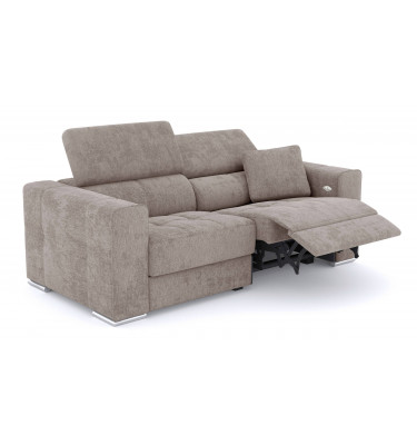 3-Sitzer Relaxsofa rechts mit elektrischer Relaxfunktion | Modell Quartz | Wozimo