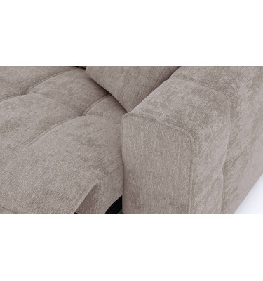 3-Sitzer Relaxsofa rechts mit elektrischer Relaxfunktion | Modell Quartz | Wozimo