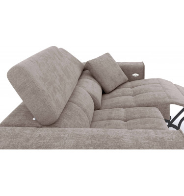 3-Sitzer Relaxsofa rechts mit elektrischer Relaxfunktion | Modell Quartz | Wozimo