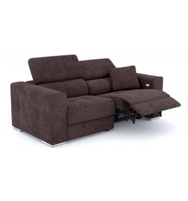 3-Sitzer Relaxsofa rechts mit elektrischer Relaxfunktion | Modell Quartz | Wozimo