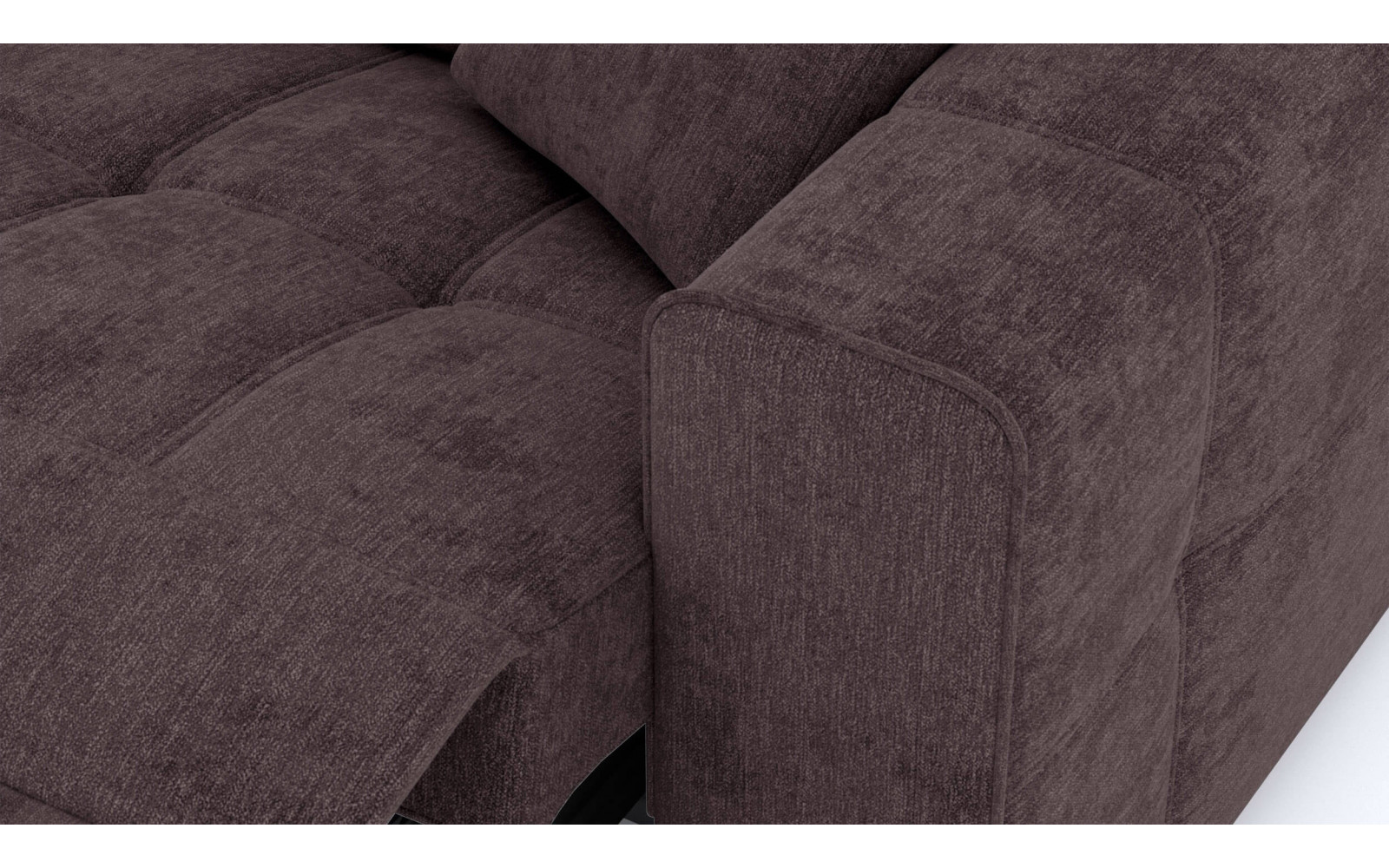 3-Sitzer Relaxsofa rechts mit elektrischer Relaxfunktion | Modell Quartz | Wozimo