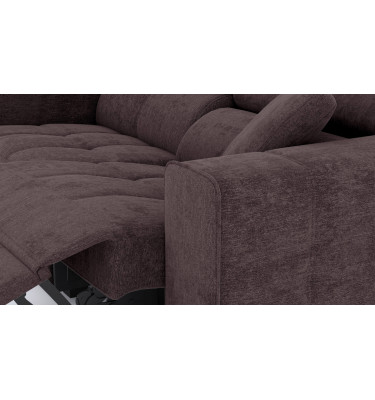 3-Sitzer Relaxsofa rechts mit elektrischer Relaxfunktion | Modell Quartz | Wozimo