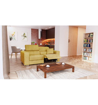 3-Sitzer Relaxsofa rechts mit elektrischer Relaxfunktion | Modell Quartz | Wozimo