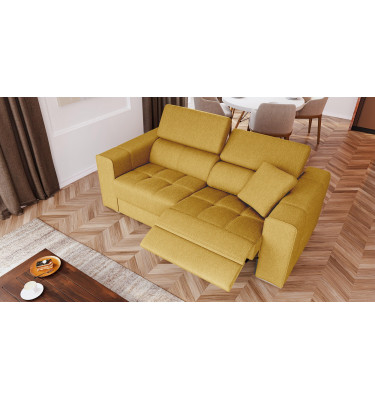 3-Sitzer Relaxsofa rechts mit elektrischer Relaxfunktion | Modell Quartz | Wozimo