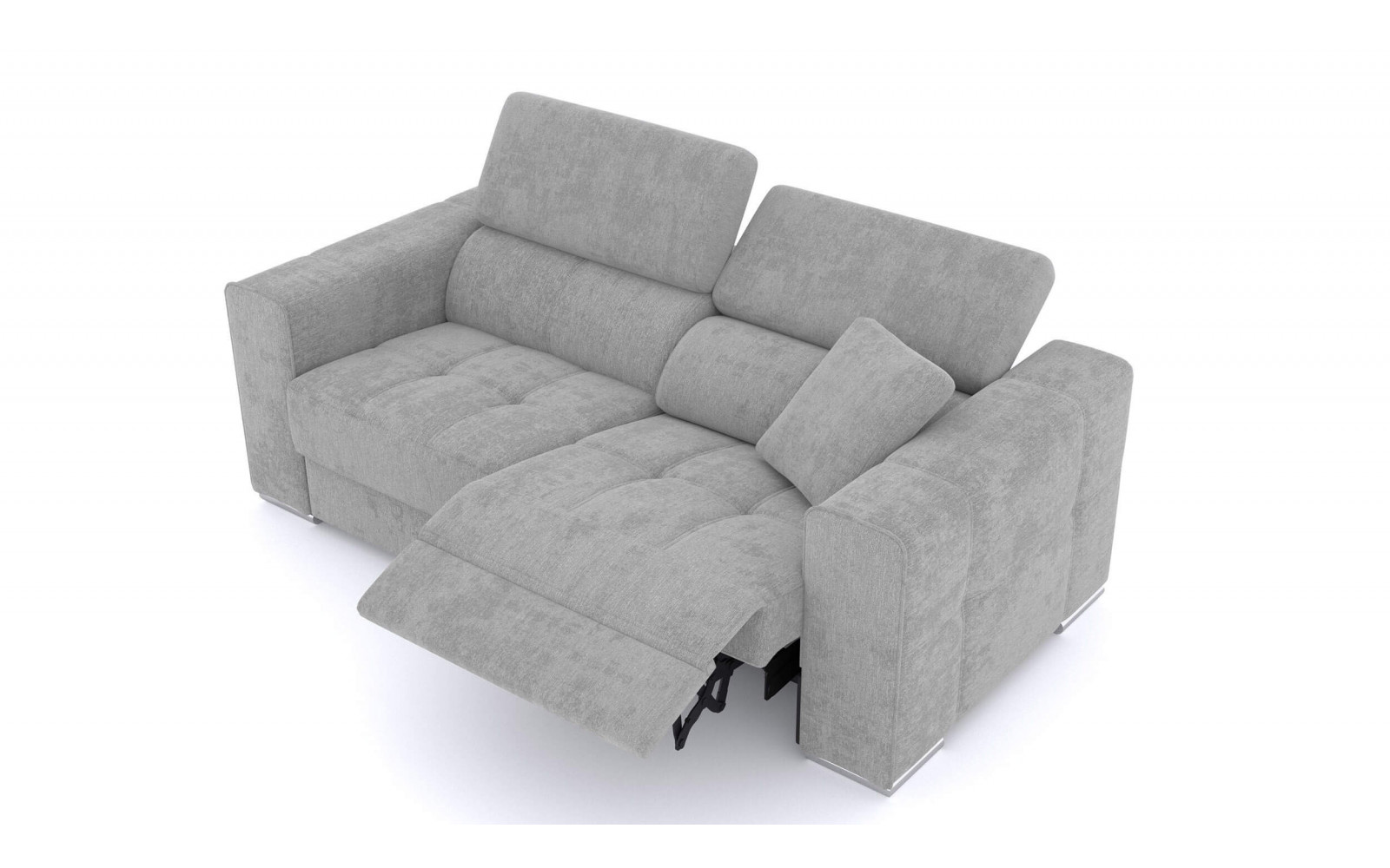 3-Sitzer Relaxsofa rechts mit elektrischer Relaxfunktion | Modell Quartz | Wozimo