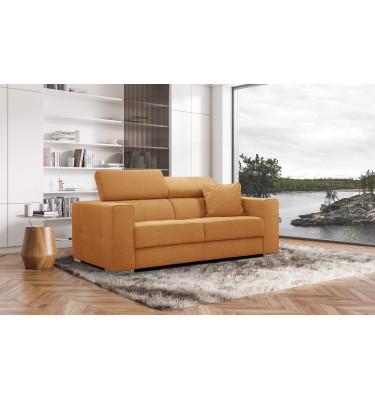 3-Sitzer Sofa Quartz | Mit manuell verstellbaren Kopfstützen | Wozimo