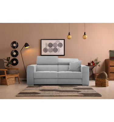 3-Sitzer Sofa Quartz | Mit manuell verstellbaren Kopfstützen | Wozimo