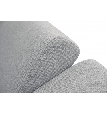 3-Sitzer Sofa Quartz | Mit manuell verstellbaren Kopfstützen | Wozimo