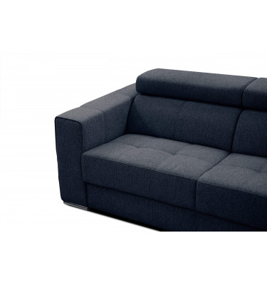 3-Sitzer Sofa Quartz | Mit manuell verstellbaren Kopfstützen | Wozimo