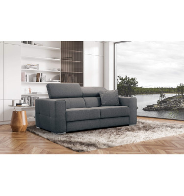 3-Sitzer Sofa Quartz | Mit manuell verstellbaren Kopfstützen | Wozimo