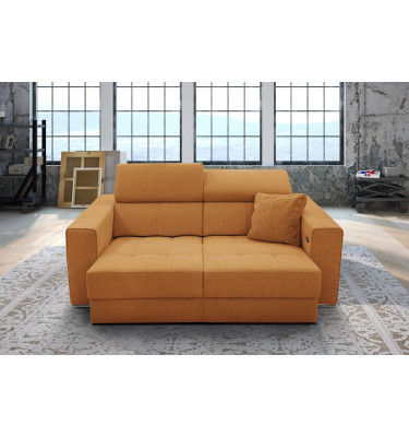 3-Sitzer-Sofa mit elektrisch ausziehbarem Sitz QUARTZ