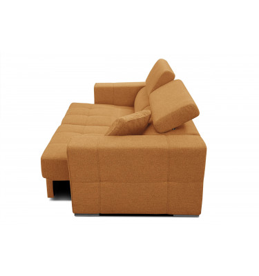 3-Sitzer-Sofa mit elektrisch ausziehbarem Sitz QUARTZ