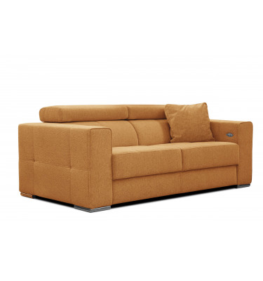 3-Sitzer-Sofa mit elektrisch ausziehbarem Sitz QUARTZ