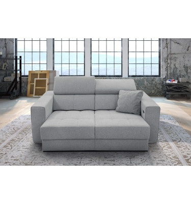 3-Sitzer-Sofa mit elektrisch ausziehbarem Sitz QUARTZ