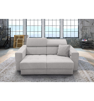 3-Sitzer-Sofa mit elektrisch ausziehbarem Sitz QUARTZ