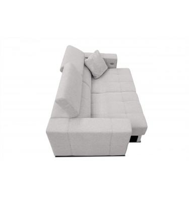 3-Sitzer-Sofa mit elektrisch ausziehbarem Sitz QUARTZ