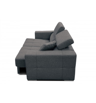 3-Sitzer-Sofa mit elektrisch ausziehbarem Sitz QUARTZ