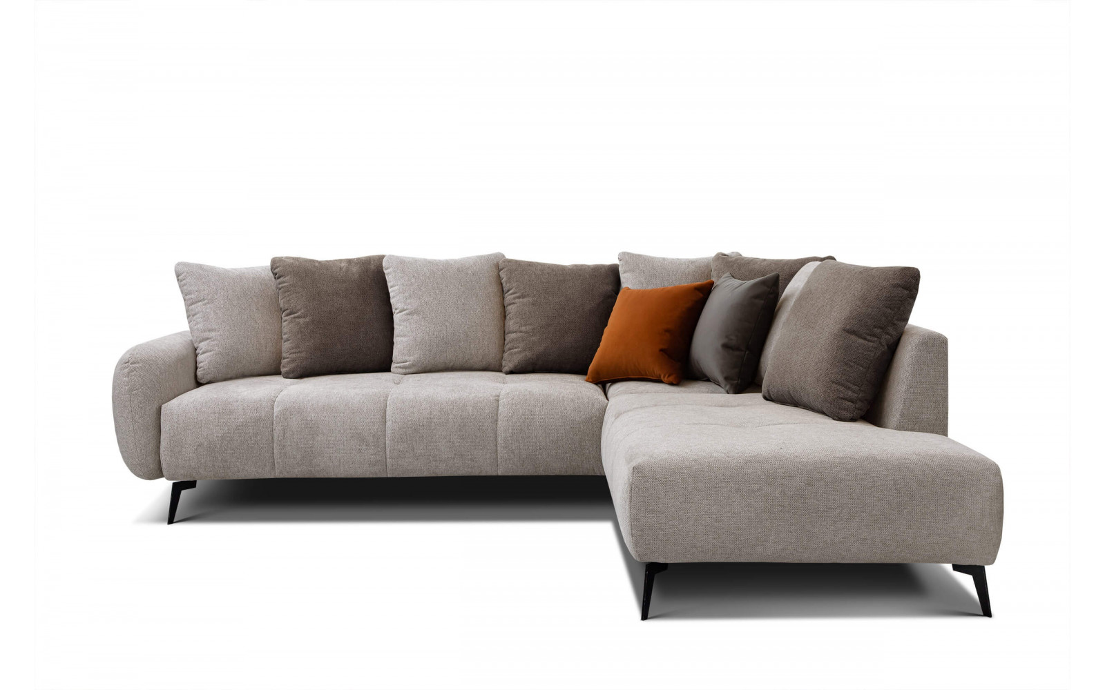 Ecksofa rechts - 5 Sitzer EVENTO