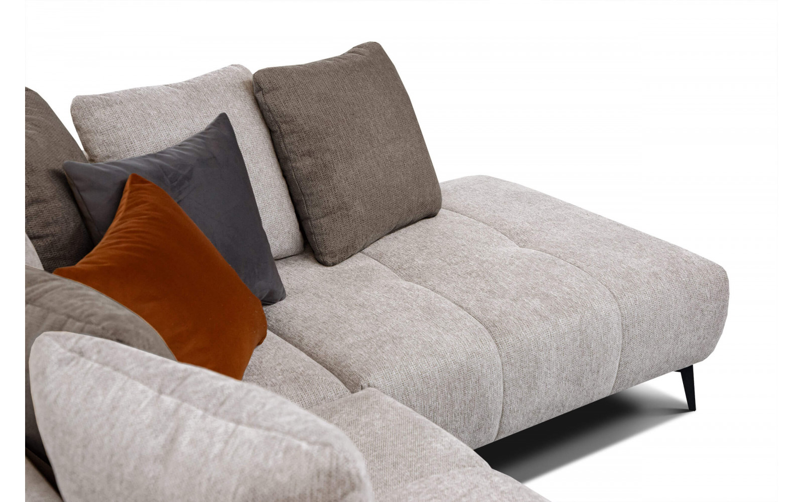 Ecksofa rechts - 5 Sitzer EVENTO