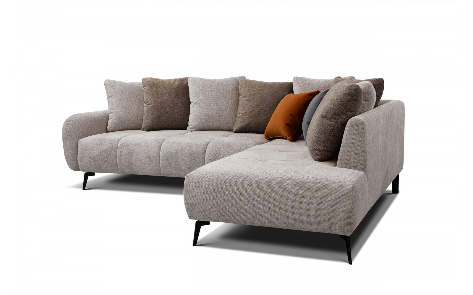 Ecksofa rechts - 5 Sitzer EVENTO