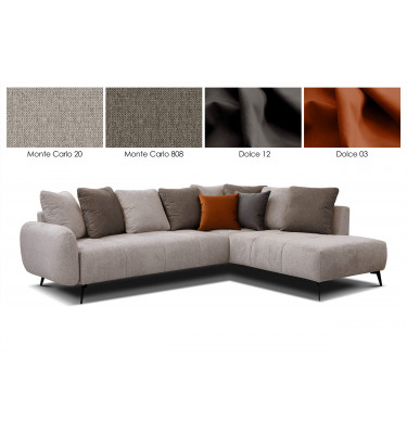 Ecksofa rechts - 5 Sitzer EVENTO