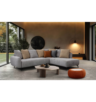 Ecksofa rechts - 5 Sitzer EVENTO