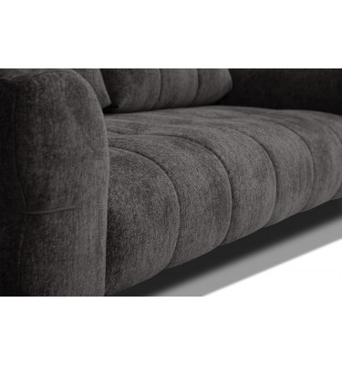 Sofa 3-Sitzer SALVINI, dunkelgrau