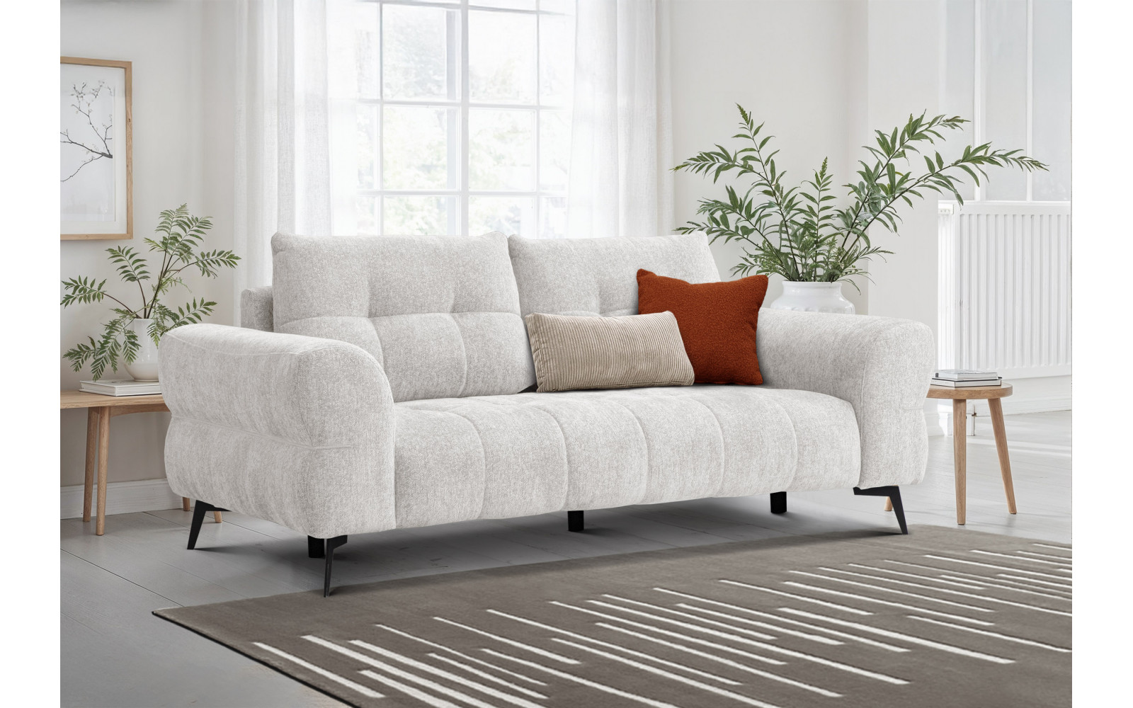 Sofa 3-Sitzer SALVINI, ecru