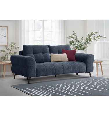 Sofa 3-Sitzer SALVINI, dunkelblau