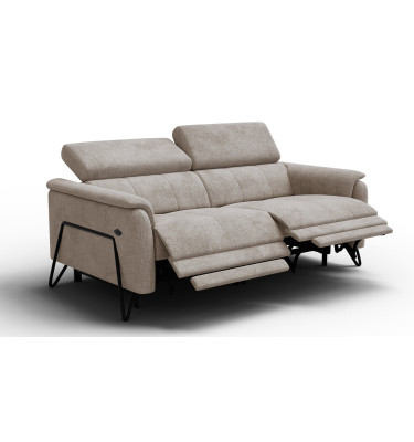 Relaxsofa 3-Sitzer RODEN, beige