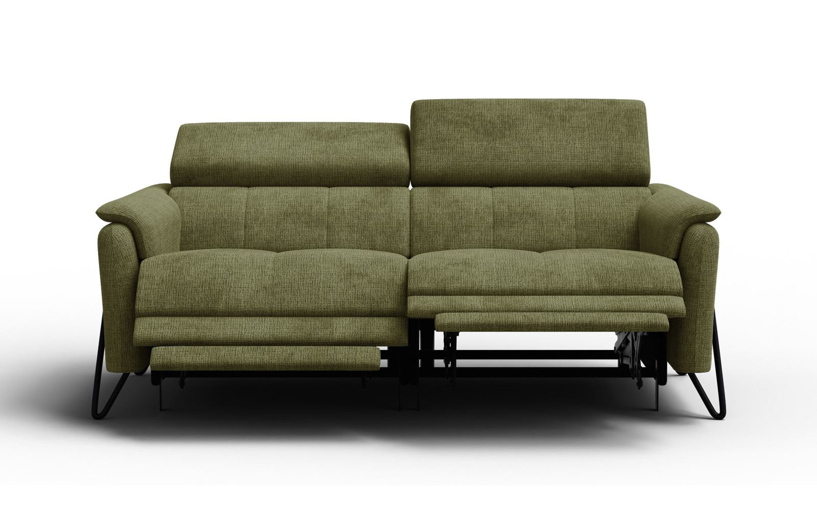 Relaxsofa 3-Sitzer RODEN, olive