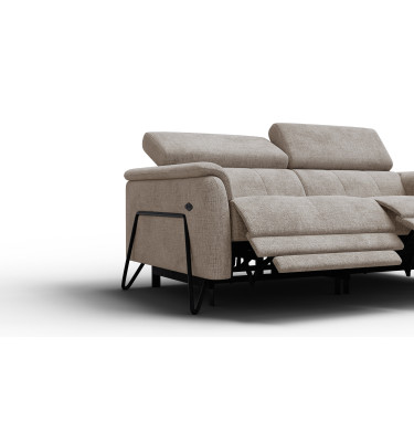 Relaxsofa 3-Sitzer RODEN, beige