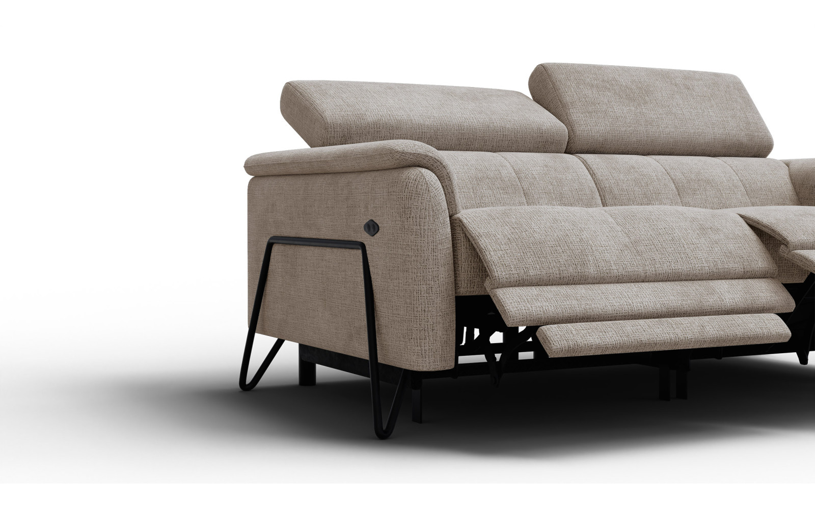 Relaxsofa 3-Sitzer RODEN, beige