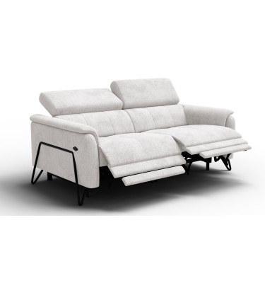 Relaxsofa 3-Sitzer RODEN, creme