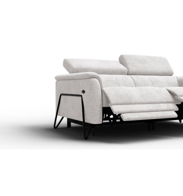 Relaxsofa 3-Sitzer RODEN, creme