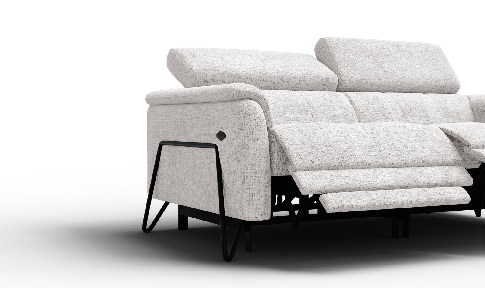 Relaxsofa 3-Sitzer RODEN, creme