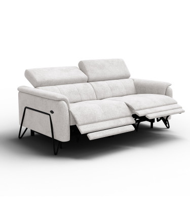Relaxsofa 3-Sitzer RODEN, creme