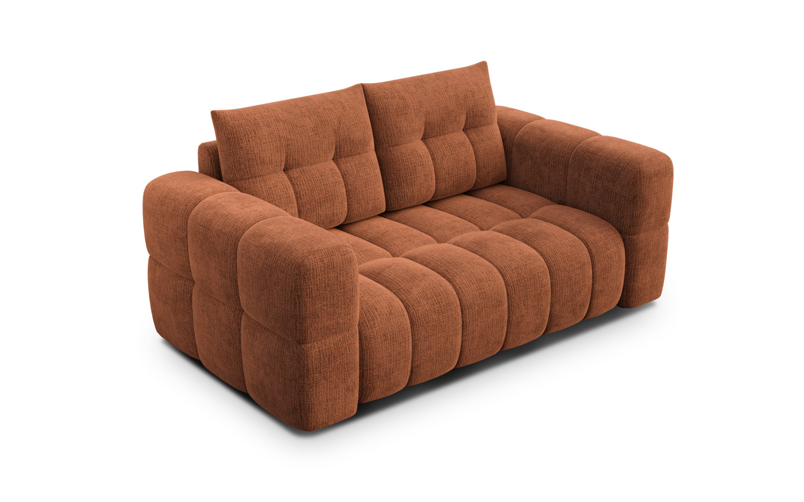 CLOUDI 2-Sitzer-Sofa, rostrot