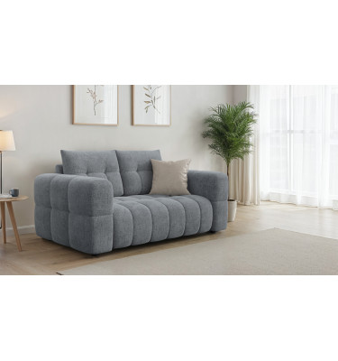 CLOUDI 2-Sitzer-Sofa, dunkelgrau