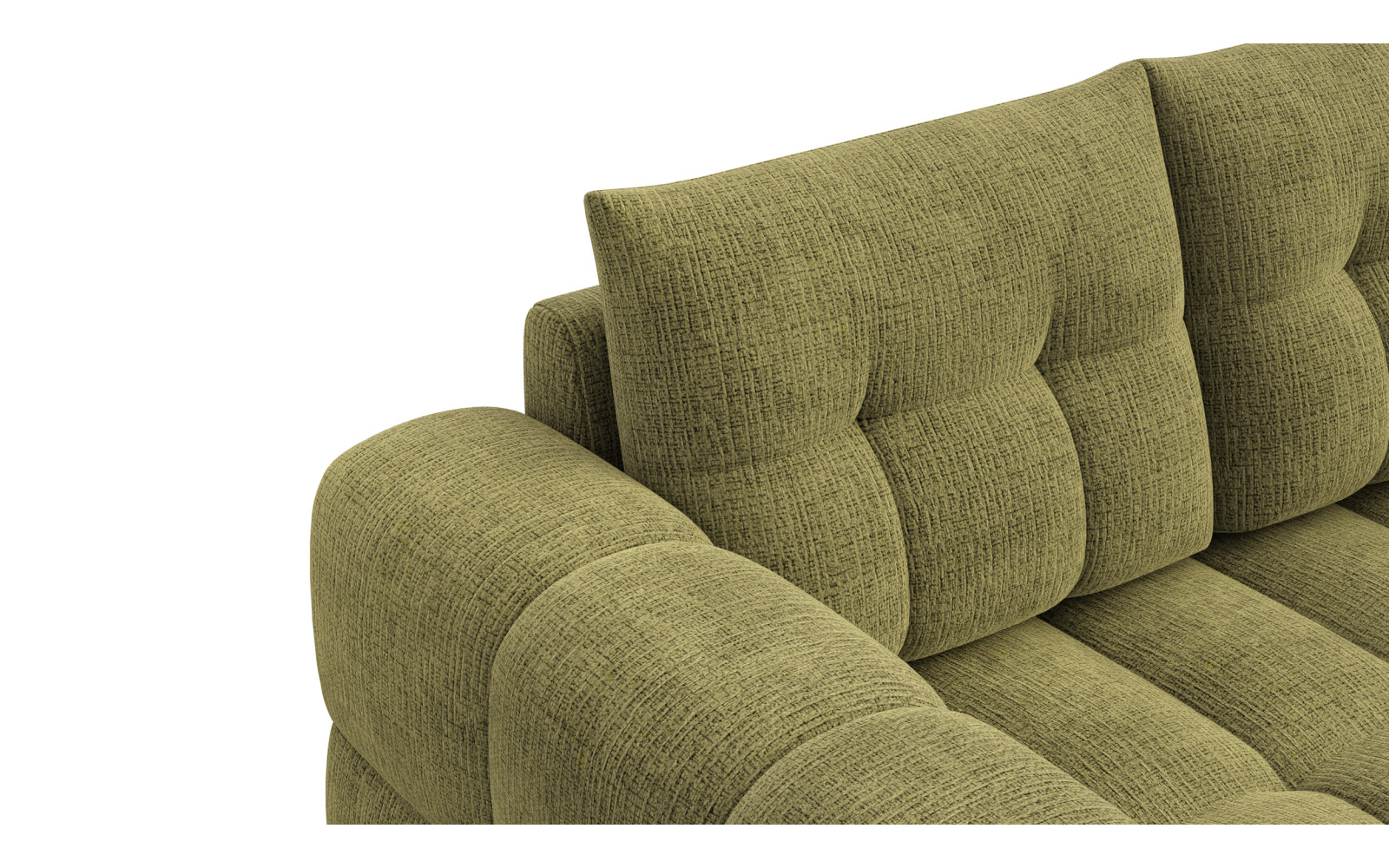 CLOUDI 2-Sitzer-Sofa, olivgrün