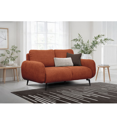 FEBE 2-Sitzer-Sofa, dunkelorange