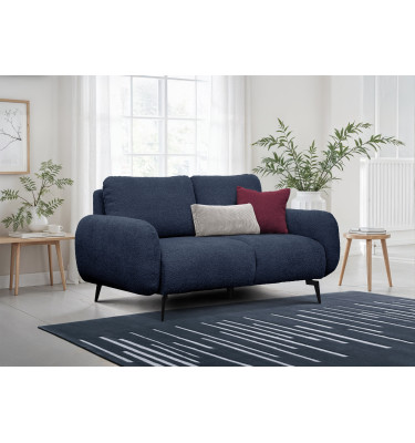 FEBE 2-Sitzer-Sofa, marineblau