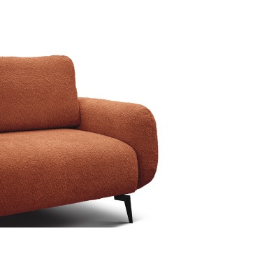 FEBE 2-Sitzer-Sofa, dunkelorange