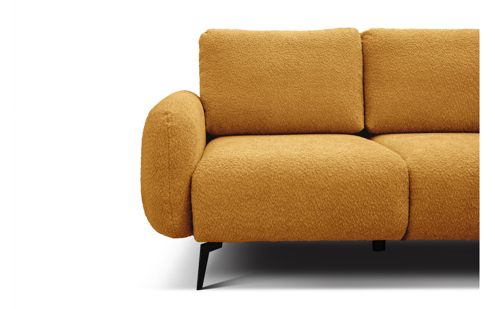 FEBE 2-Sitzer-Sofa, senfgelb