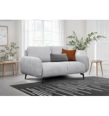 FEBE 2-Sitzer-Sofa, hellgrau